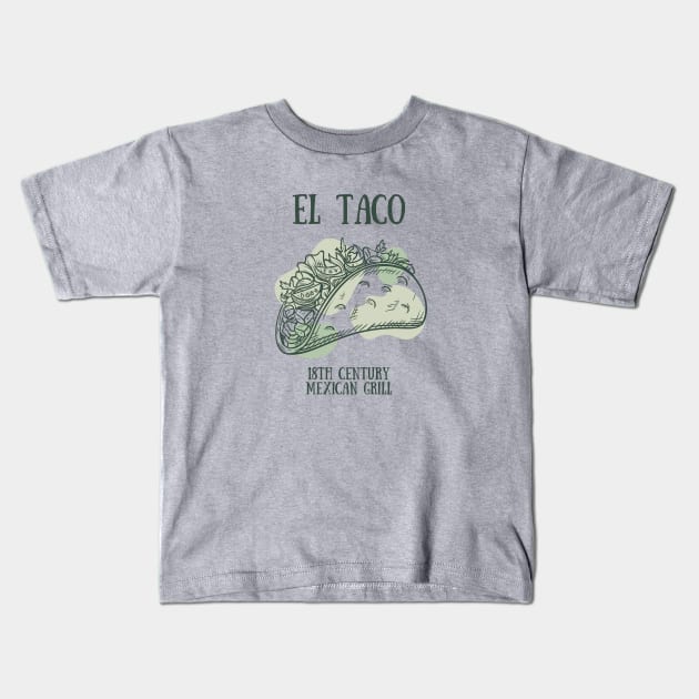 El Taco Kids T-Shirt by stephanieduck